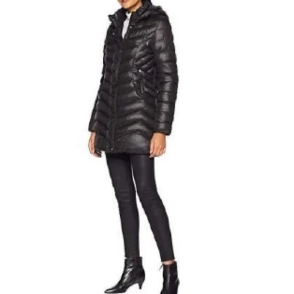 New Tribal Women Winter Jacket, Black, Large - Picture 2 of 4